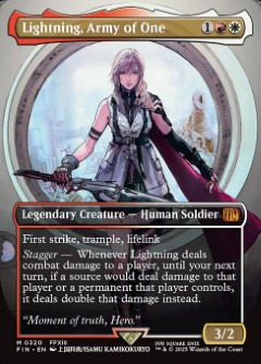 Lightning, Army of One Final Fantasy Alternate Art
